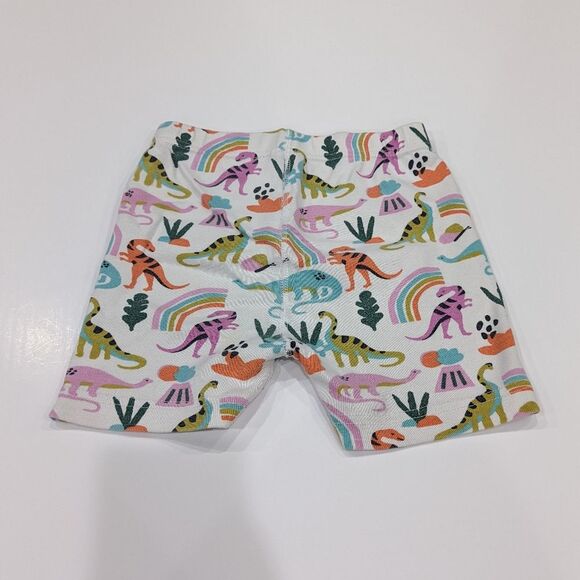 Hanna Andersson Rainbow Dino Dinosaurs Short John Organic Cotton Pajamas 120 6 7 - Picture 5 of 9